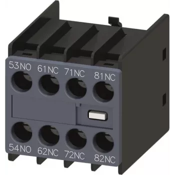 Siemens SIRIUS 3RH29 Palīgkontaktu bloks 1NO+3NC Skrūvju spailes 3RH2911-1GA13