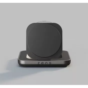 ZENS Nightstand Charger Pro 2 2-in-1 Magnetic Wireless Charger Qi2 15W USB-C iPhone un Apple Watch lādētājs