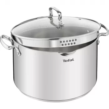 Tefal Duetto+ G7196456 28 cm stikla vāks nerūsējošā tērauda katlam