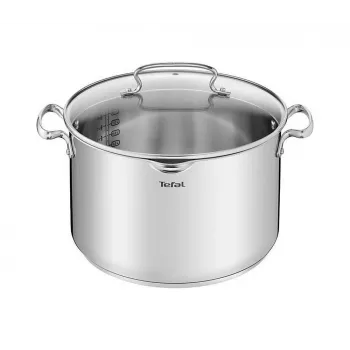 Tefal Duetto+ G7196456 28 cm stikla vāks nerūsējošā tērauda katlam