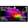LG OLED55G67L Evo Smart TV Gallery Design UHD 120 Hz 55 inch TV (OLED55G67LW.AEUD)