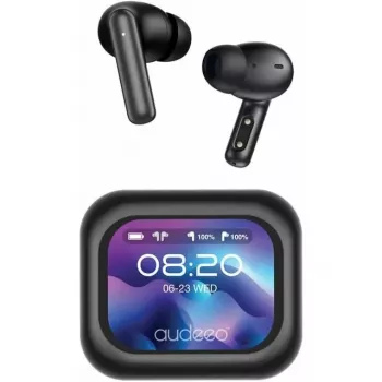 Audeeo Prism TWS austiņas ar aktīvo trokšņu slāpēšanu, Bluetooth 5.3, IPX4, melnas