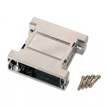 EFB-Elektronik EB2525M 25-pin D-Sub Metallizēts Tukšs Korpuss, Sudrabs/Pelēks
