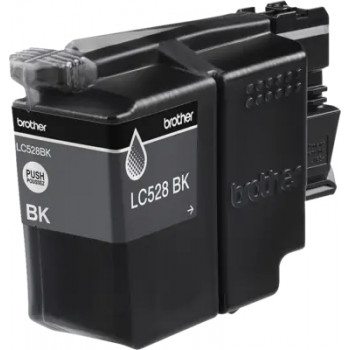 Brother LC528BKP High Yield Black Ink Cartridge (Original, 2400 lapas)