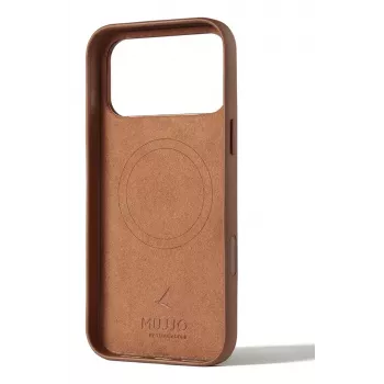 Mujjo Ādas Maciņš iPhone 17 Pro Max ar MagSafe (Tan)