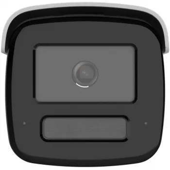 Hikvision DS-2CD2T67G3-LIS2UY/SL(2,8mm)/BLACK 6MP AcuSense Bullet IP kamera ar zibspuldzi un audio signālu, 2,8mm, melna