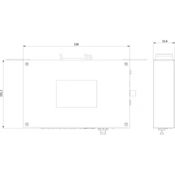 Hikvision Pro Series DS-3T0506HP-E/HS 6-portu nekonfigurējams PoE slēdzis