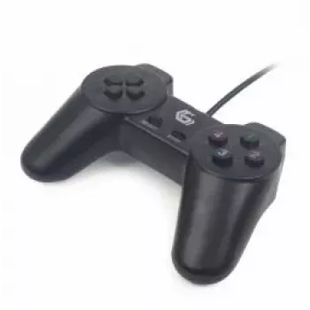 Gembird JPD-UB-01 vadu spēļu panelis ar 10 pogām, dubultvibrāciju, USB 2.0 datoram