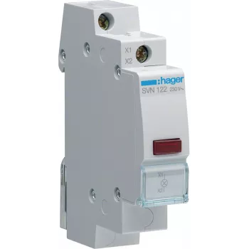 Hager SVN122 Neitrālais spailu bloks, 11 savienojumi, 100A, 400V, IP20, zils