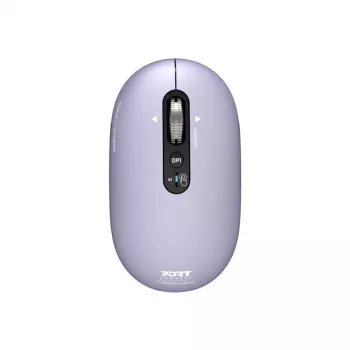 PORT Designs Pure MAC Iris uzlādējama Bluetooth optiskā pele - Melna/Pelēka