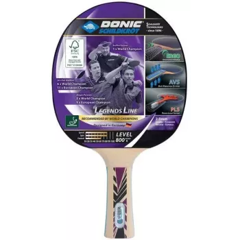 Donic Schildkröt Legends 800 Galda Tenisa Rakete Rozā, Koks