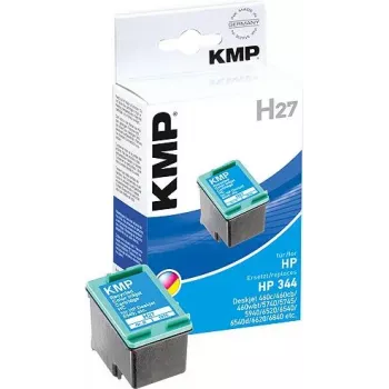 KMP H27 saderīga tintes kasetne Tri-Color (ciāna, magenta, dzeltena) 14 ml - Alternatīva HP 344
