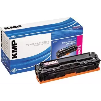 KMP C-T21 Tonera kasetne - Magenta - Saderīga - Aizstāj Canon 718 - 2900 lapas - Canon Color Imageclass LBP-7660, MF-8380, I-Sensys LBP-7200C, 7200CDN, 7200CN, MF-8330CDN, 8350CDN