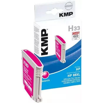 KMP H33 - 17 ml - Magenta - Saderīga - Drukas kasetne (Alternatīva HP 88) - HP Officejet Pro K550