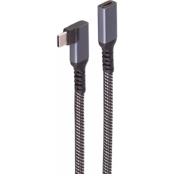 ShiverPeaks BS14-74016 USB 3.2 Gen 2 USB-C kabelis 1,5 m Melns/Balts