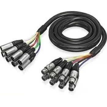 Behringer GMX-300CM 8 kanālu multicore audio snake kabelis 3m (10ft) XLR sieva–XLR tēvs
