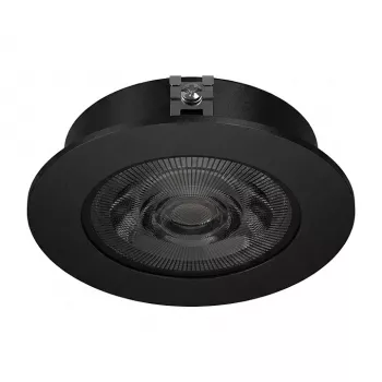 SYNERGY21 LED Iegremdējamais Griestu Prožektors Helios Black Round Neutral White