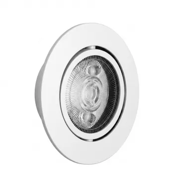 SYNERGY21 LED Iegremdējamie Griestu Prožektori Helios Balts - Apaļš + Grozāms - Neitrāli Balts 4000K 5W 400lm