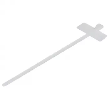 Synergy21 ALLNET 19zbh Saites ar marķējuma laukumu, 100x2,5 mm, 100 gab., caurspīdīgas