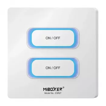 Miboxer Synergy 21 LED Remote Control 2-Gang Panel 2,4GHz Motion Sensor + Dimmer