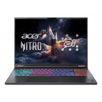 Acer Nitro 16S AI AN16S-61-R3GK spēļu klēpjdators, 16 collu WQXGA IPS 180Hz, AMD Ryzen AI 7 350, 16GB DDR5, 1TB SSD, GeForce RTX 5070 8GB, Bez operētājsistēmas