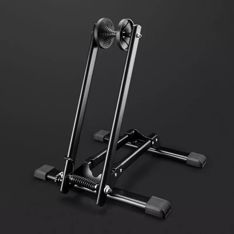 ROCKBROS Salokāms Riteņu Statīvs - Melns, Universāls 20-29 collu Riteņiem, 25 kg Ietilpība