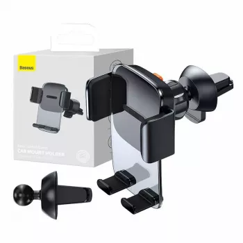 Baseus Easy Control Clamp Auto Turētājs Restei (Melns)