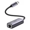 UGREEN USB-C uz RJ45 Gigabit Ethernet adapteris (pelēks) - 40322 CM483