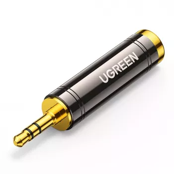 UGREEN 3,5mm uz 6,35mm Audio Adapteris (Vīrietis uz Sievieti) Pelēks AV168