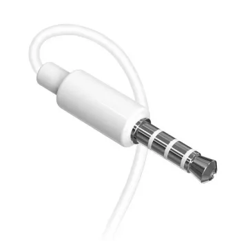 Dudao X10S In-Ear Wired Headphones with Microphone, 3.5mm Jack, 1.2m Cable, White