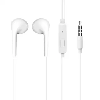 Dudao X10S In-Ear Wired Headphones with Microphone, 3.5mm Jack, 1.2m Cable, White