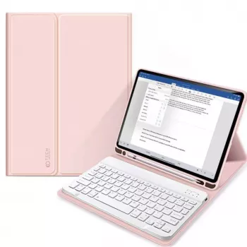 Tech-Protect SC Pen + tastatūras maciņš iPad 10.9" (10th gen, 2022) / 11" (2025), rozā