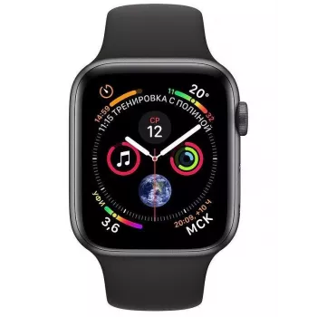 Apple Watch Series 4 40mm Aluminium Sport Band Space Gray Aluminium Black