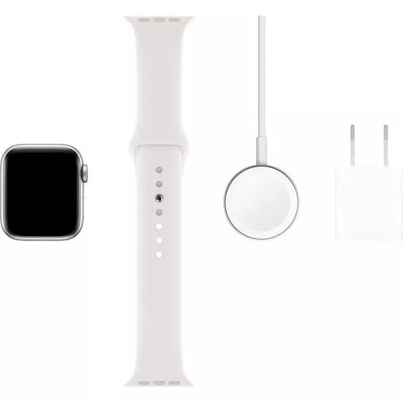 Apple Watch Series 5 GPS Silver 44mm Aluminium Sport Case White