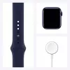 Apple Watch Series 6 GPS, 40mm Aluminium Case with Deep Navy Sport Band Blue