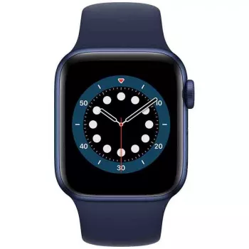 Apple Watch Series 6 GPS, 44mm Aluminium Case with Sport Band Deep Navy