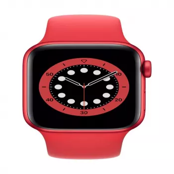 Apple Watch Series 6 GPS 44mm PRODUCT (RED) Aluminium Case With Sport Band - Regular Red
