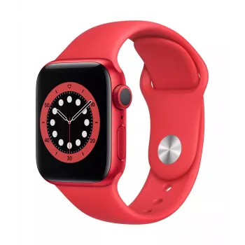 Apple Watch Series 6 GPS 44mm PRODUCT (RED) Aluminium Case With Sport Band - Regular Red