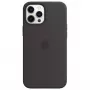 Apple Silicone Case with MagSafe iPhone 12 Pro Max 6.7 inch - Melns (MHLG3ZE/A)