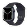 Apple Watch Series 7 GPS, 41mm Midnight Aluminium Case with Sport Band - Regular Midnight