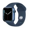 Apple Watch Series 7 GPS, 41mm Blue Aluminium Case with Sport Band - Regular Abyss Blue