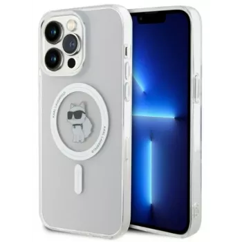 Karl Lagerfeld Apple iPhone 15 Pro Max IML Choupette MagSafe Case Transparent