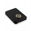 Guess Power Bank 5000mAh 15W MagSafe un Parastā Uzlāde ar Strassed 4G Logo Melns