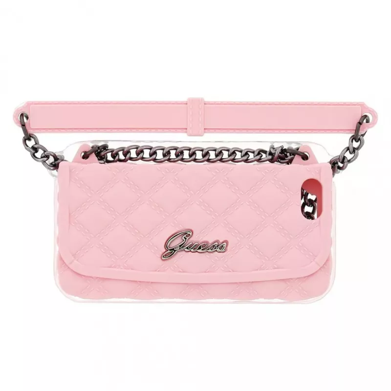 Apple Quilted Clutch Silicone Case iPhone 6 Rozā