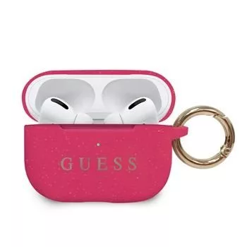 Guess AirPods Pro Silikona Maciņš Fuchsia