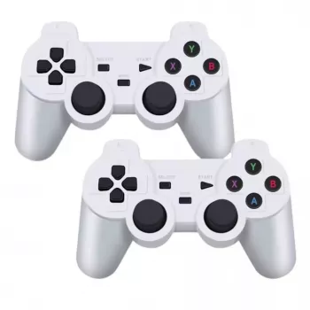 GameBox HY00 64bit Retro 20K Game 4K HDMI Stick Console / Android Box ar 2x Bezvadu Kontrolieriem Balts