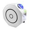 Elight OC1 Octagon Laser Galaxy Star Projector with Sound / Bluetooth App Control & Remote White