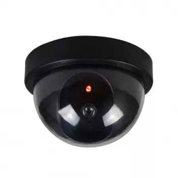 iWear SC1 Dummy Security Camera Outdoor Fake CCTV with Flashing Red Light 2x AA Battery