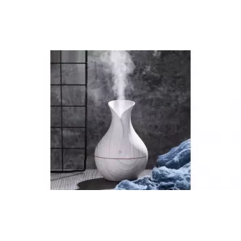 IVY D2 3-in-1 Aroma Diffuser - Humidifier - 1.5W Night Atmosphere USB Lamp 11cm / 300ml Stone Wood