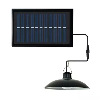 Elight Garden Decor Solar IP65 LED Solo Hanging Lamp (14.8x6.4cm) with Dark Sensor & Remote